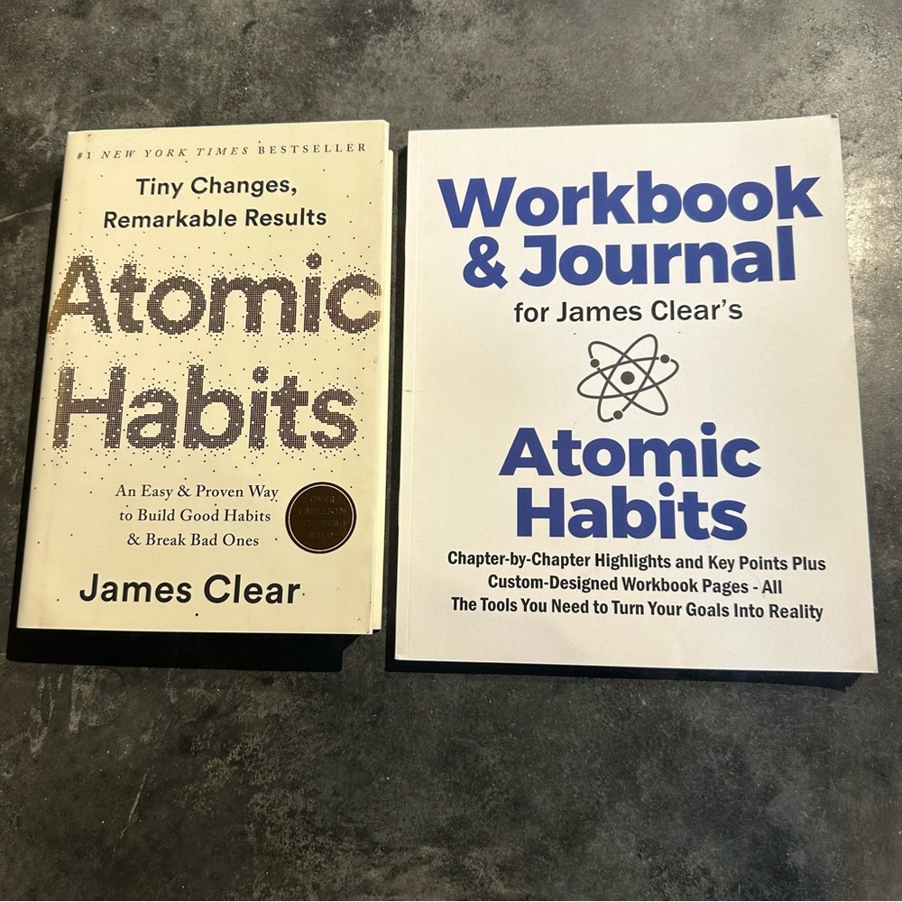Atomic Habits by James Clear +Workbook/Journal